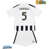 Juventus Manuel Locatelli #5 Hjemmedraktsett Barn 2026-27 Kortermet (+ Korte bukser)